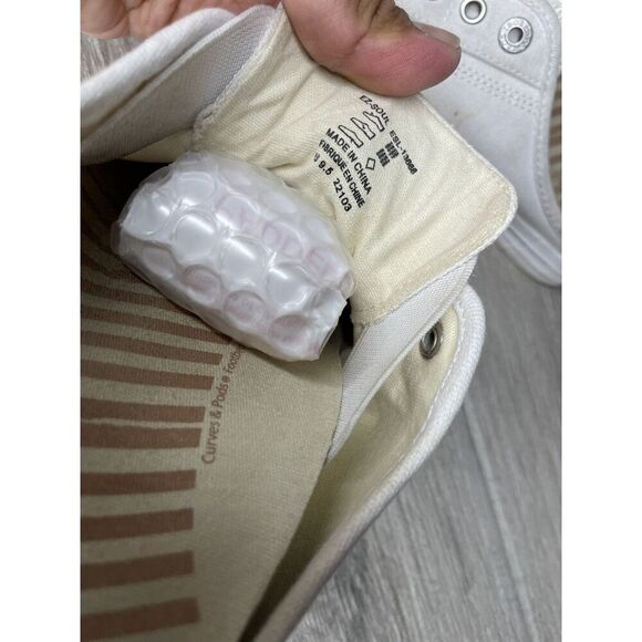 TAOS Ez Soul White Canvas Fabric Slip On Mule Sneakers Women’s Sz 9.5M US/40EU - Picture 13 of 16